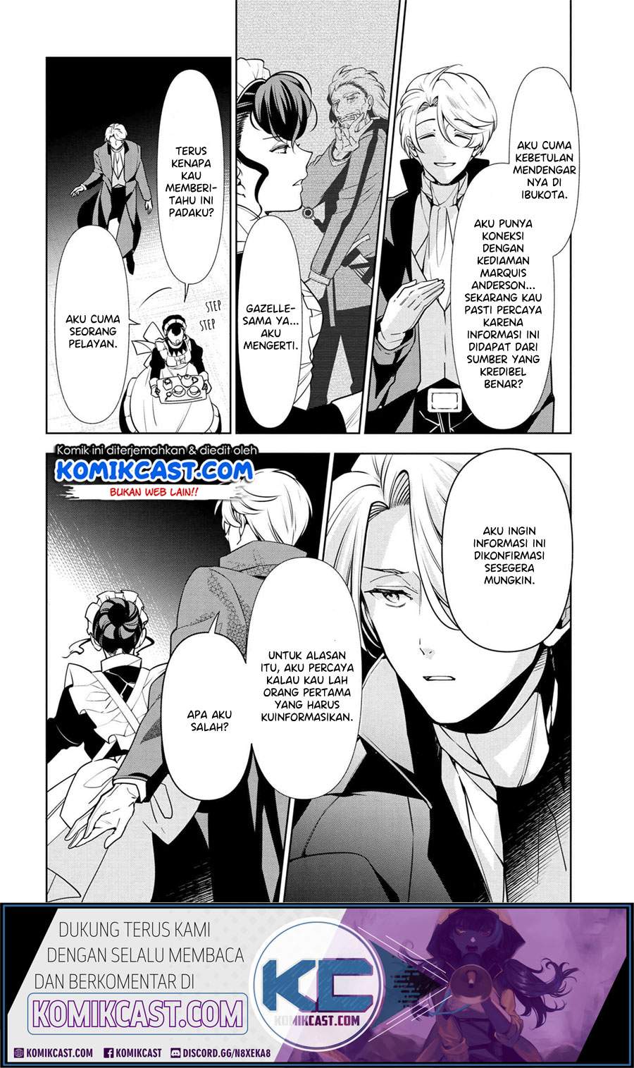 Koushaku Reijou no Tashinami Chapter 58 Bahasa Indonesia