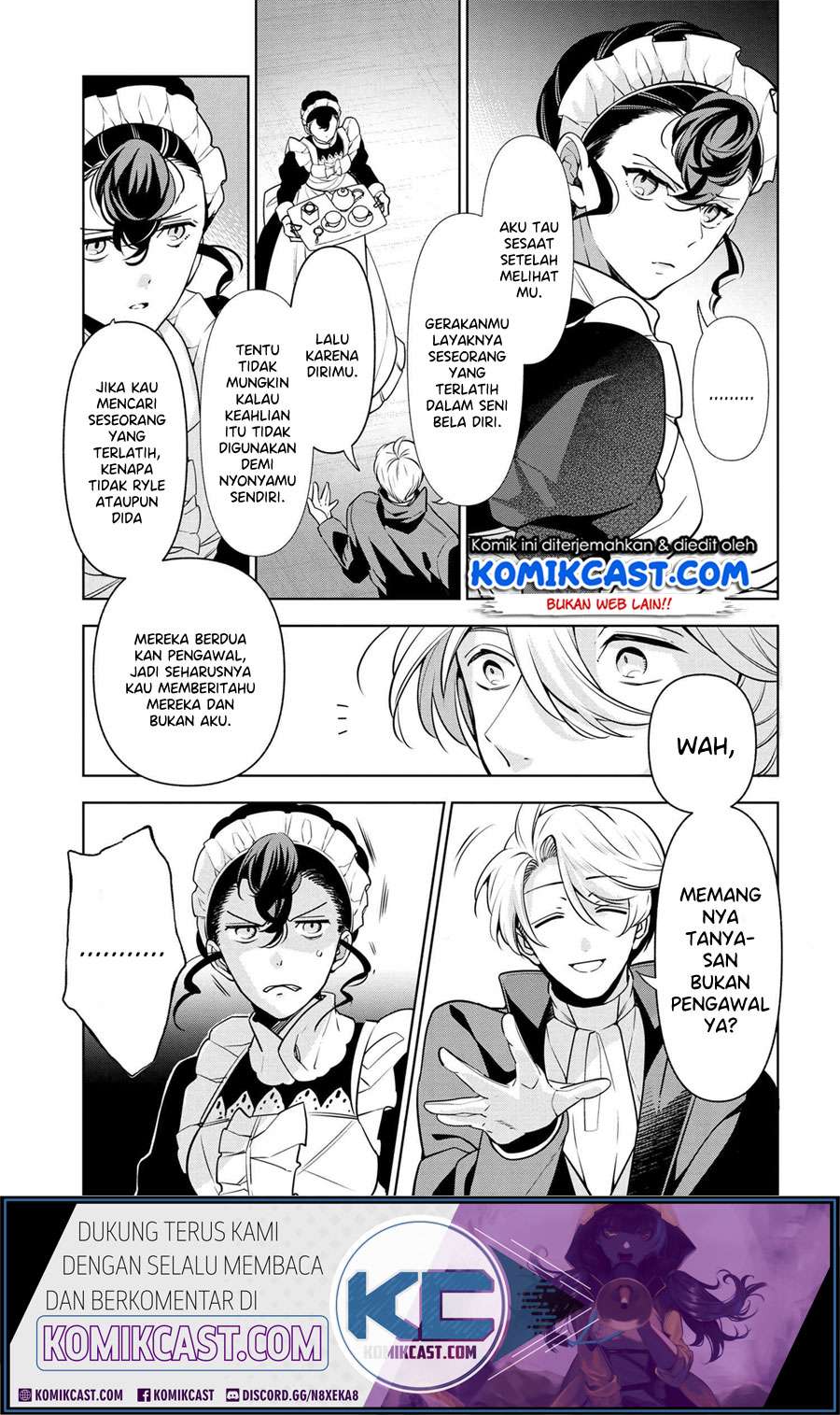 Koushaku Reijou no Tashinami Chapter 58 Bahasa Indonesia