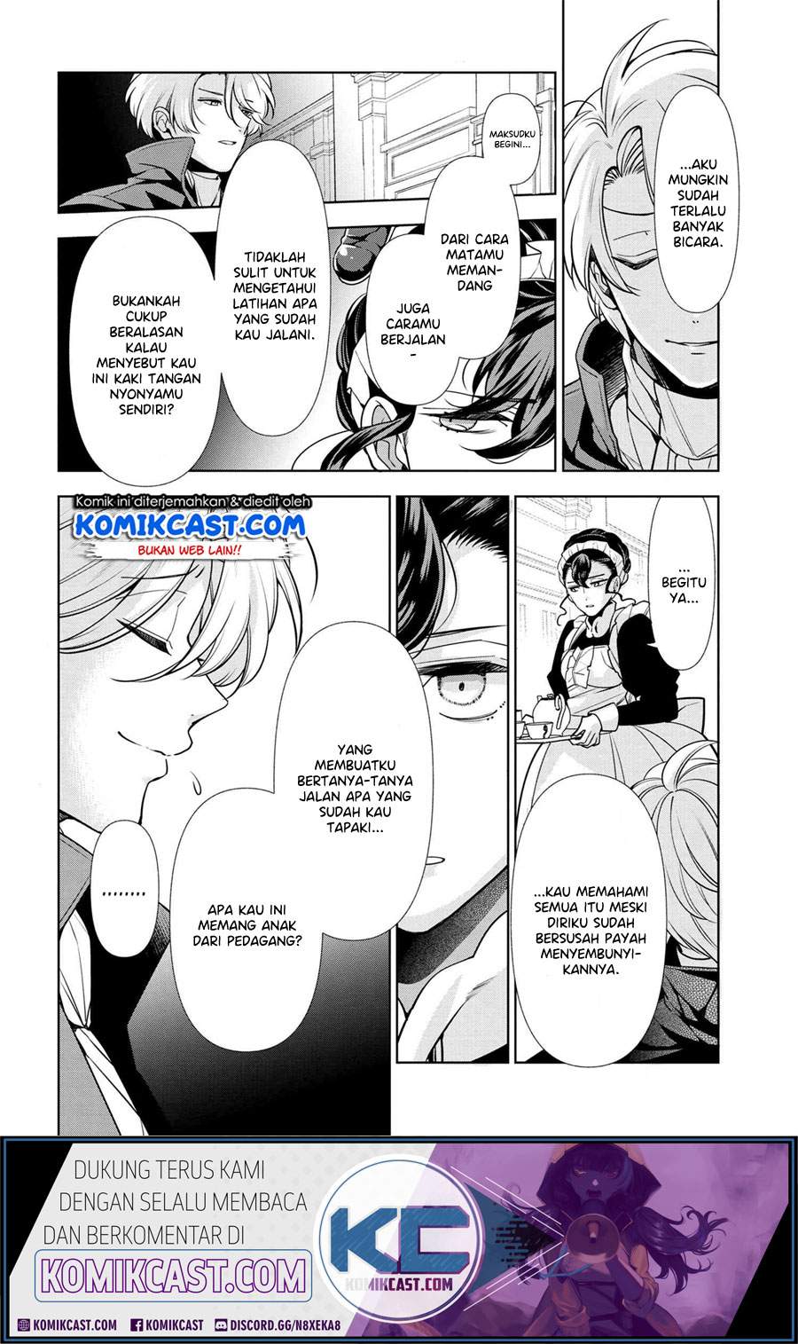 Koushaku Reijou no Tashinami Chapter 58 Bahasa Indonesia