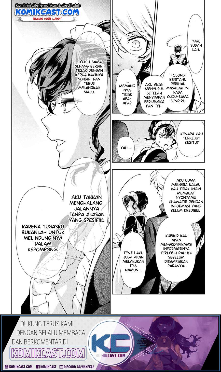 Koushaku Reijou no Tashinami Chapter 58 Bahasa Indonesia
