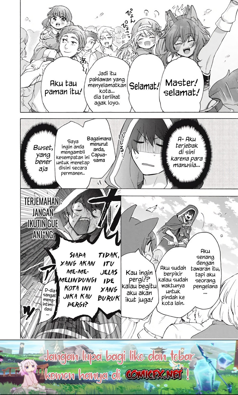 Kukuku… He is the weakest of the Four Heavenly Monarchs Chapter 10.2 Bahasa Indonesia