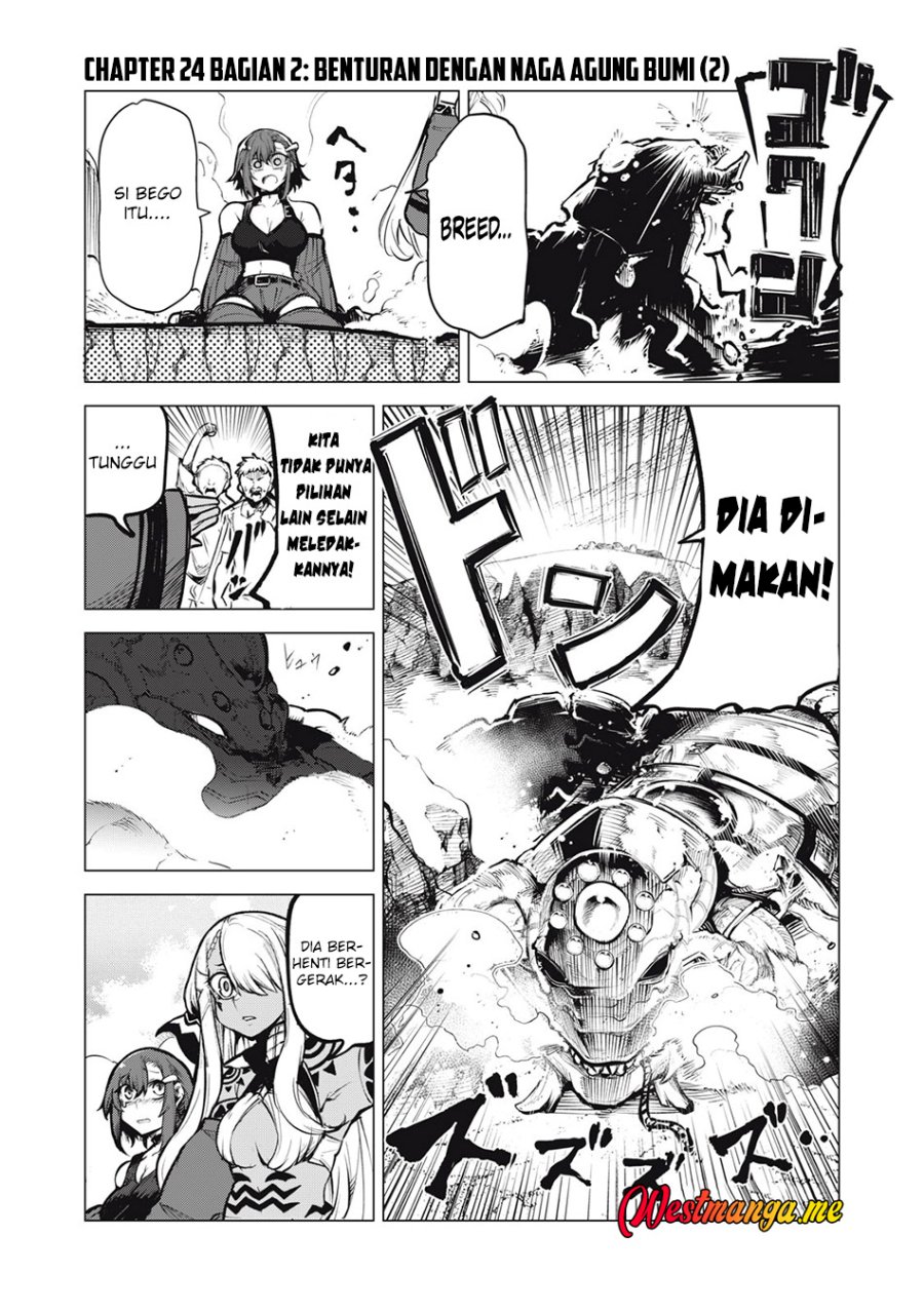 Kuni wo Owareta Ryuushi-san, Hirowareta Ringoku de Ukkari Musou shite Shimau. Chapter 24.2 Bahasa Indonesia