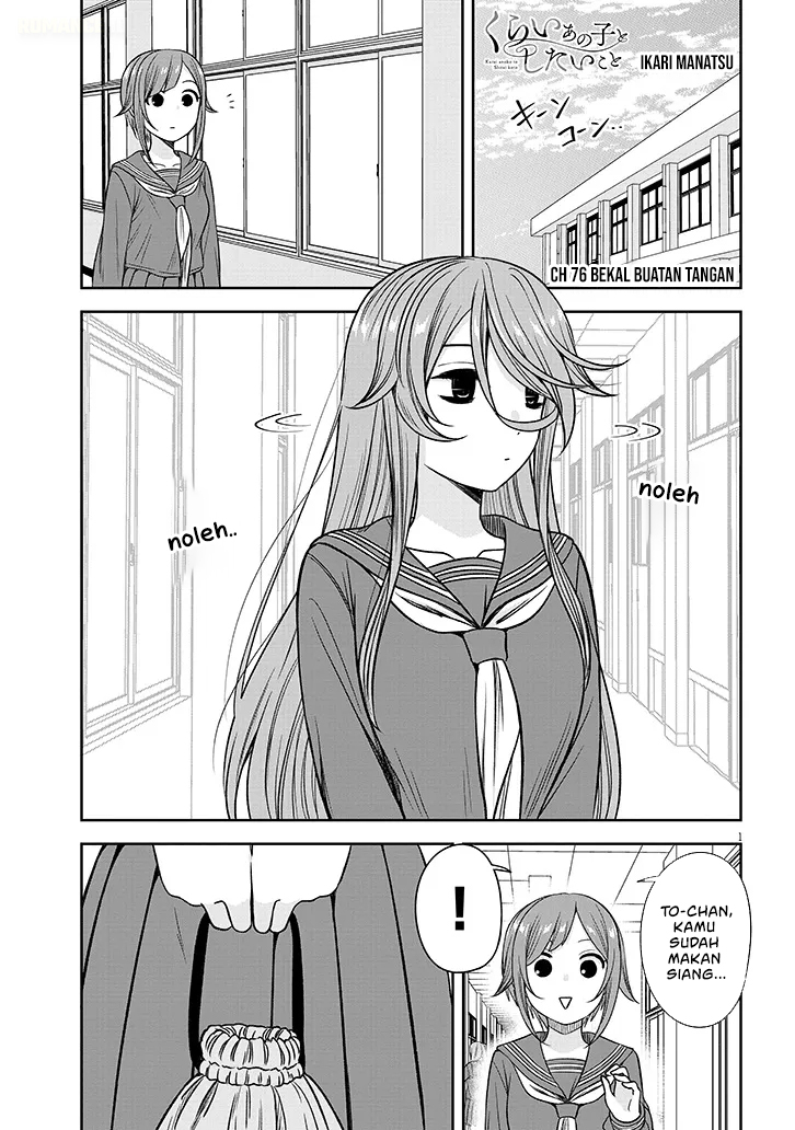 Kurai Anoko to Shitai koto Chapter 76 Bahasa Indonesia