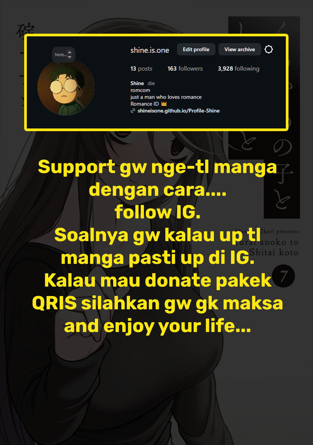 Kurai Anoko to Shitai koto Chapter 82 Bahasa Indonesia