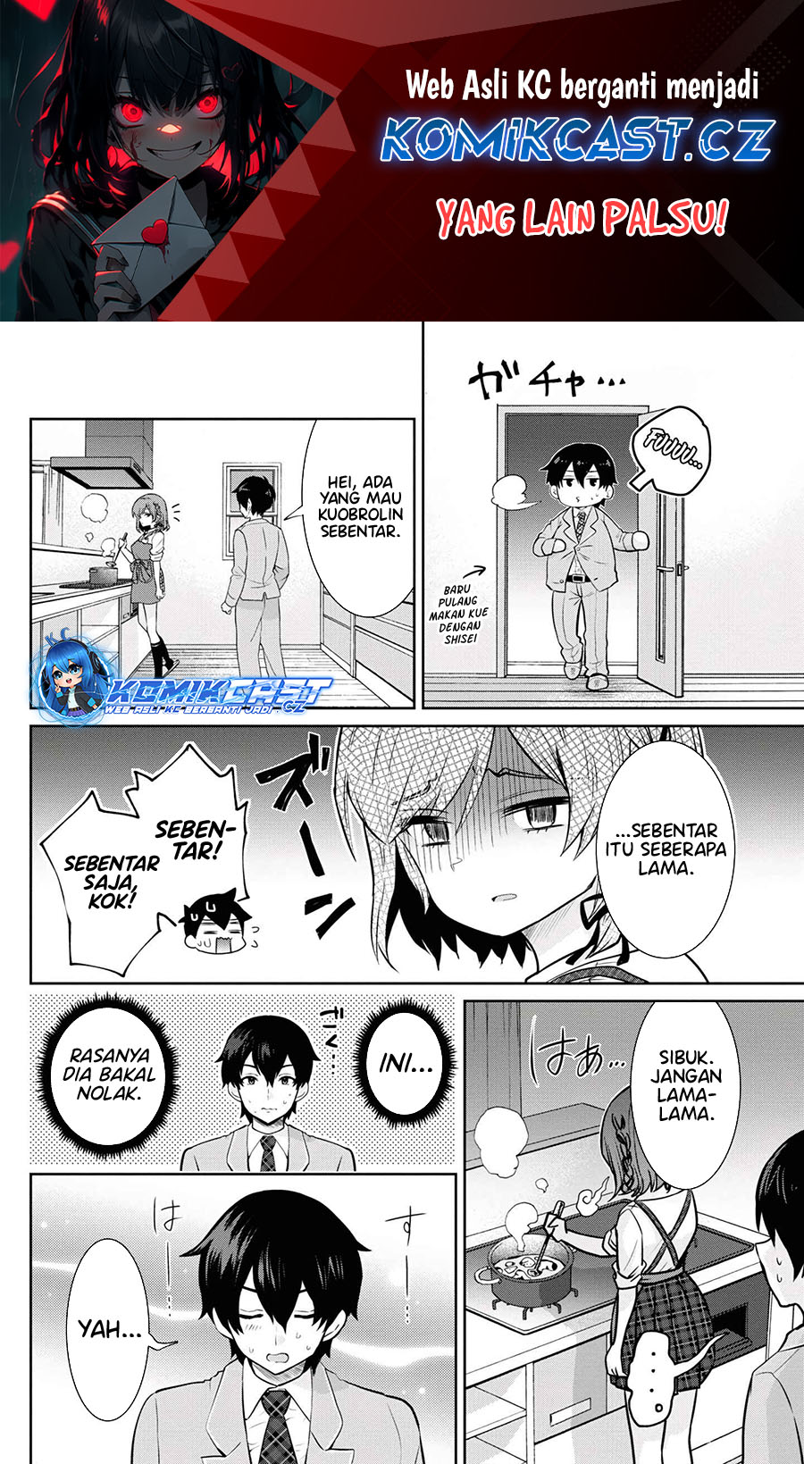 Kurasu no Daikirai na Joshi to Kekkon Suru Koto ni Natta Chapter 20.2 Bahasa Indonesia