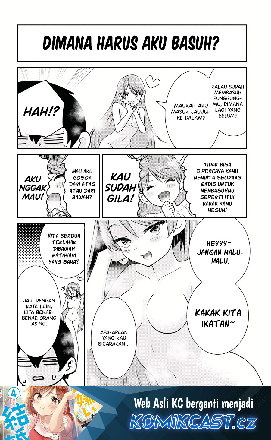 Kurasu no Daikirai na Joshi to Kekkon Suru Koto ni Natta Chapter 26.1 Bahasa Indonesia