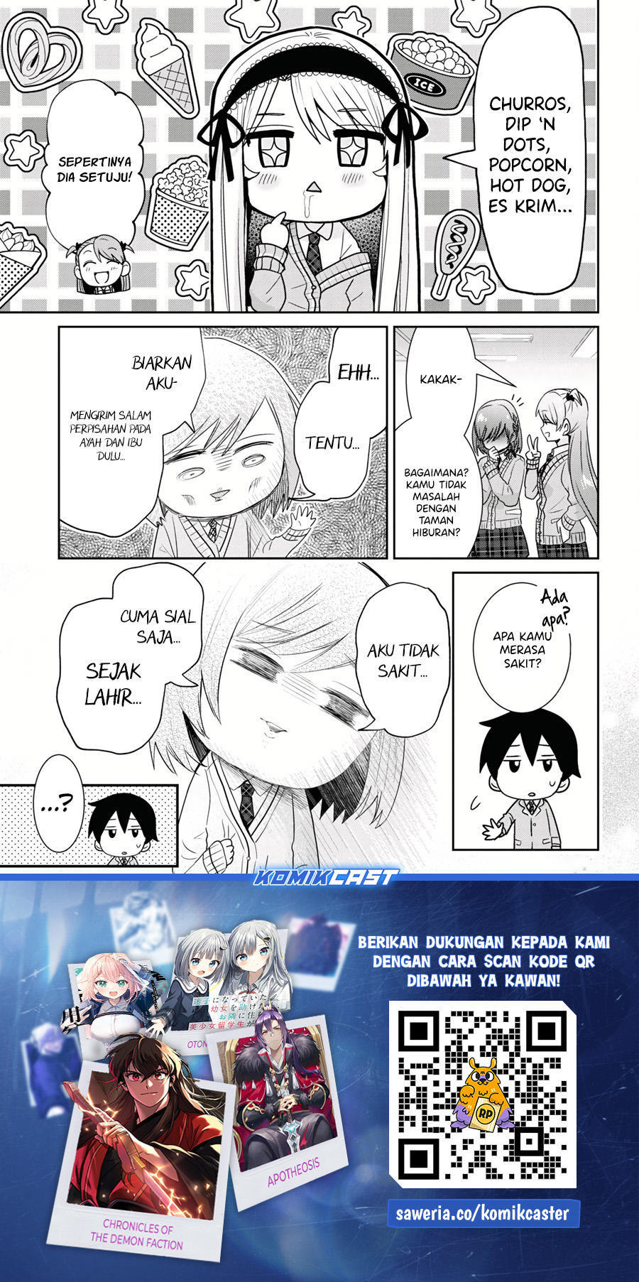 Kurasu no Daikirai na Joshi to Kekkon Suru Koto ni Natta Chapter 26.1 Bahasa Indonesia