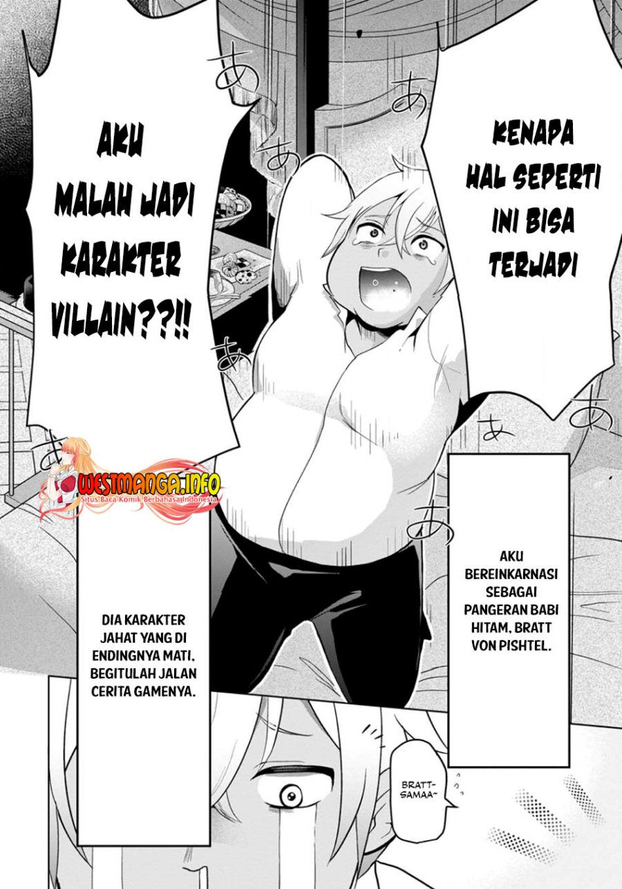 Kurobuta Ouji wa zense o omoidashite kaishin suru akuyaku kyara ni tensei shitanode shibou endo kara nigete itara saikyou ni natte ita chapter 1