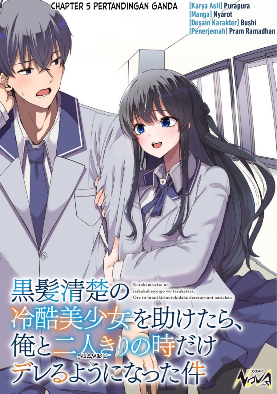 Kurokami Seiso No Reikoku Bishojo Wo Tasuketara, Ore to Ni Nin Kiri No Toki Dake De Reru Yo Ni Natta Ken Chapter 05.1 Bahasa Indonesia