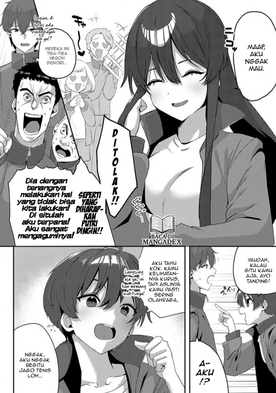 Kurokami Seiso No Reikoku Bishojo Wo Tasuketara, Ore to Ni Nin Kiri No Toki Dake De Reru Yo Ni Natta Ken Chapter 05.1 Bahasa Indonesia