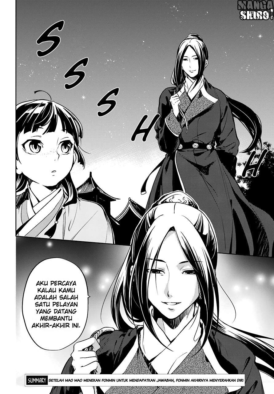Kusuriya no Hitorigoto Chapter 18 Bahasa Indonesia
