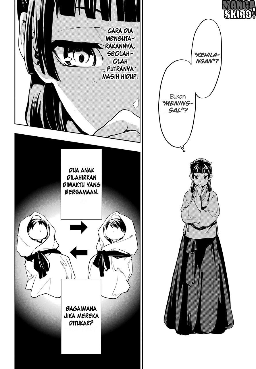 Kusuriya no Hitorigoto Chapter 18 Bahasa Indonesia