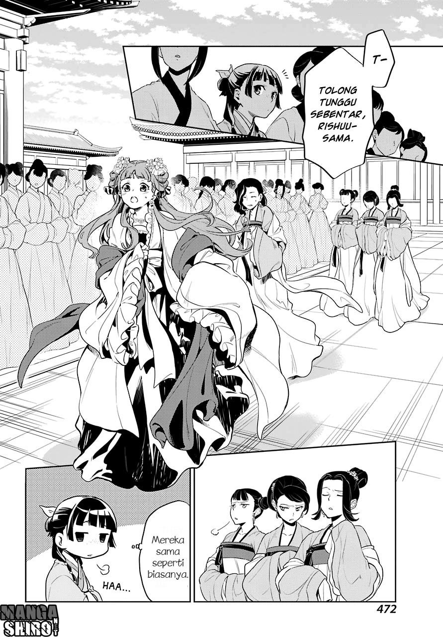 Kusuriya no Hitorigoto Chapter 18 Bahasa Indonesia