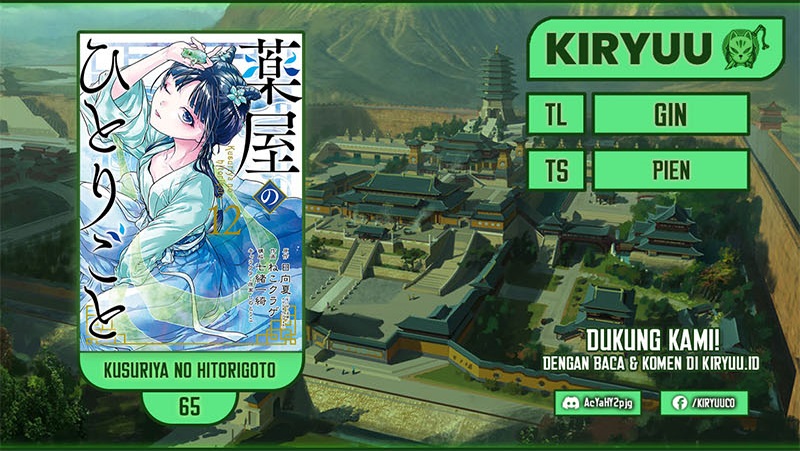 Kusuriya no Hitorigoto Chapter 65 Bahasa Indonesia