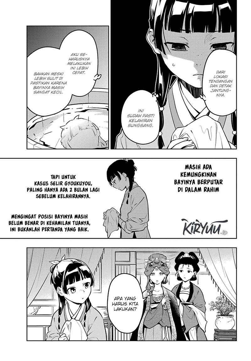 Kusuriya no Hitorigoto Chapter 69 Bahasa Indonesia