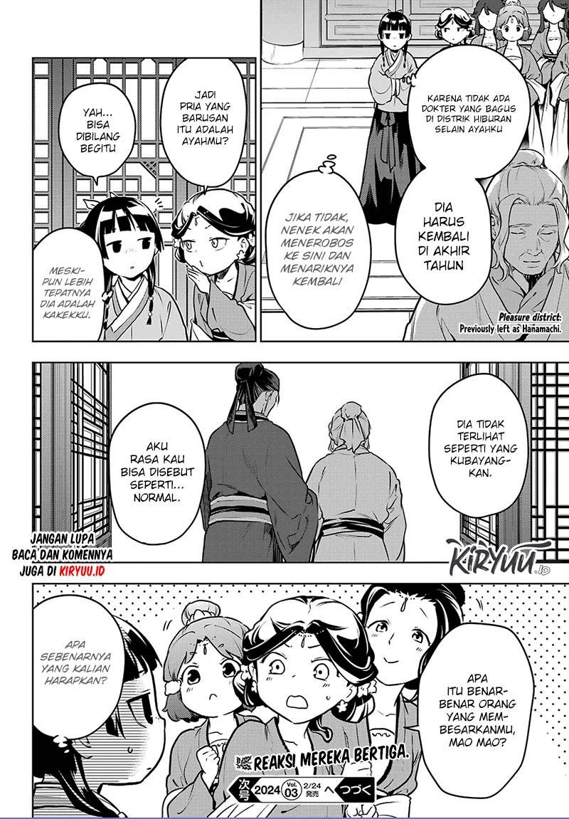 Kusuriya no Hitorigoto Chapter 69 Bahasa Indonesia