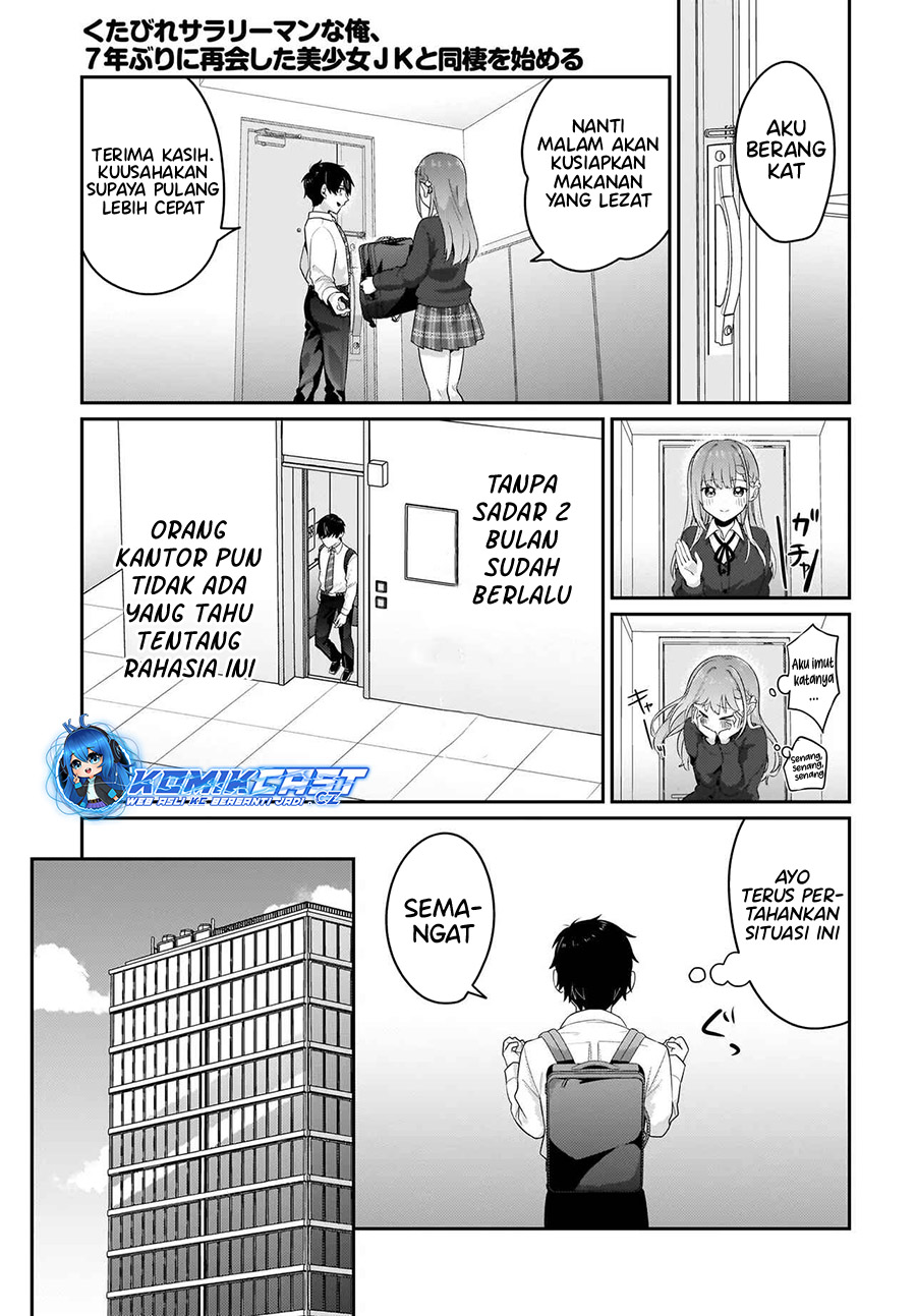 Kutabire Salarymen no Ore, 7nenburi ni Saikai shita Bishoujo JK to Dosei wo Hajimaru Chapter 07 Bahasa Indonesia