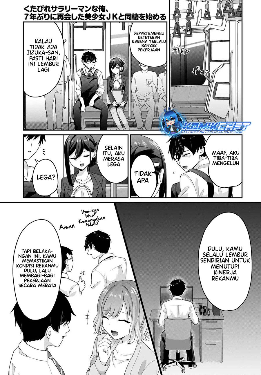 Kutabire Salarymen no Ore, 7nenburi ni Saikai shita Bishoujo JK to Dosei wo Hajimaru Chapter 07 Bahasa Indonesia