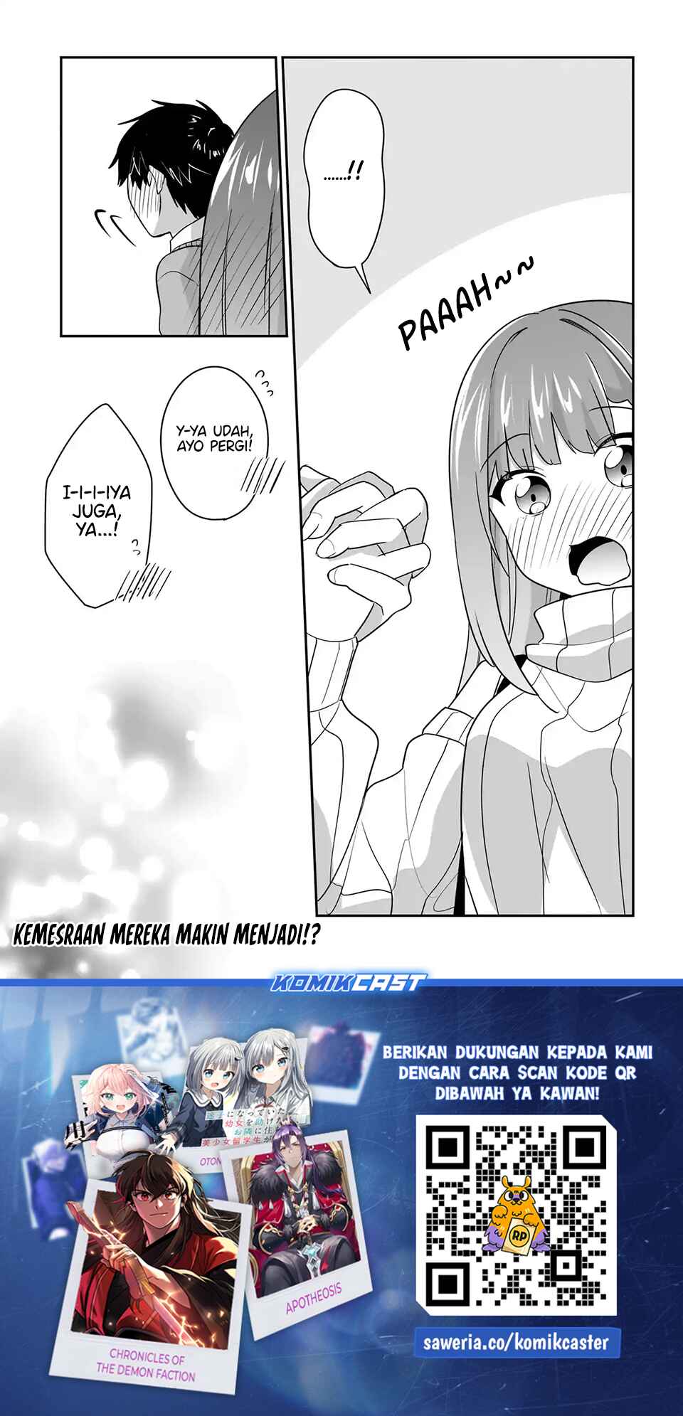 Kutabire Salarymen no Ore, 7nenburi ni Saikai shita Bishoujo JK to Dosei wo Hajimaru Chapter 14 Bahasa Indonesia