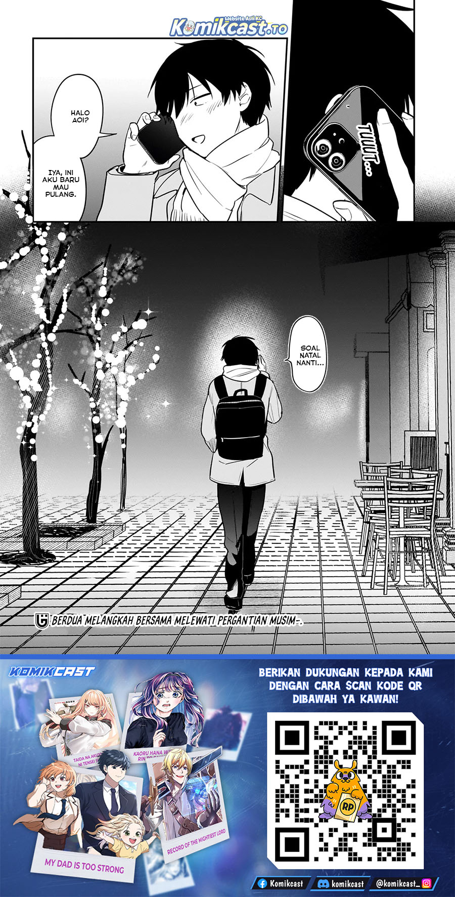 Kutabire Salarymen no Ore, 7nenburi ni Saikai shita Bishoujo JK to Dosei wo Hajimaru Chapter 20 Bahasa Indonesia