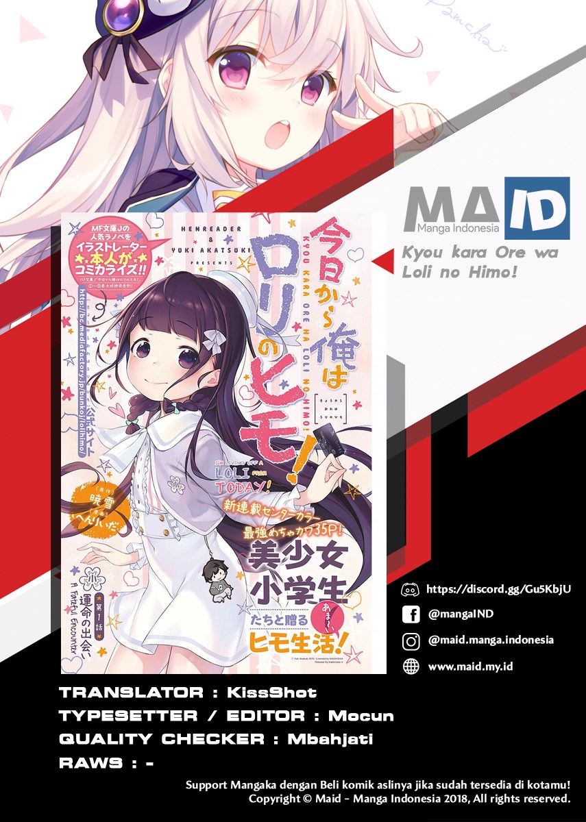 Kyou kara Ore wa Loli no Himo! chapter 3