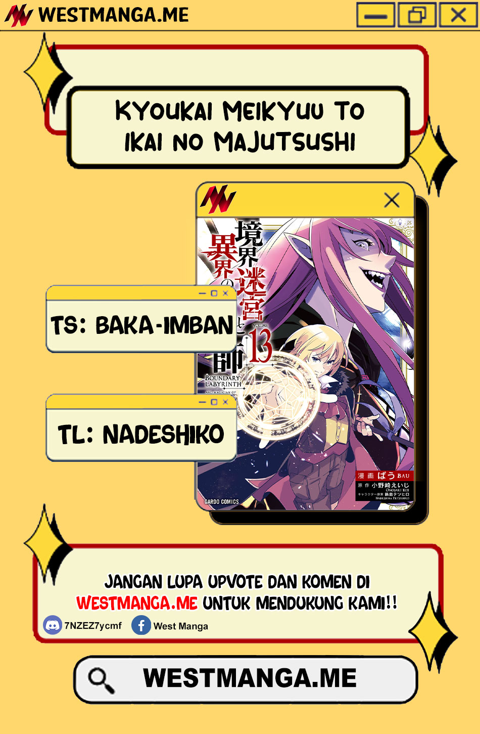 Dilarang COPAS - situs resmi www.mangacanblog.com - Komik kyoukai meikyuu to ikai no majutsushi 080 - chapter 80 81 Indonesia kyoukai meikyuu to ikai no majutsushi 080 - chapter 80 Terbaru 1|Baca Manga Komik Indonesia|Mangacan