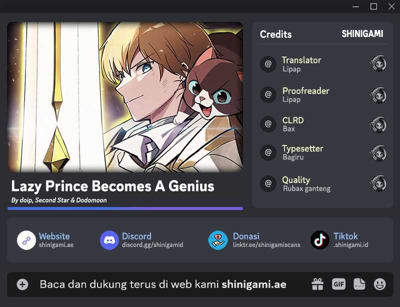 Dilarang COPAS - situs resmi www.mangacanblog.com - Komik lazy prince becomes a genius 128 - chapter 128 129 Indonesia lazy prince becomes a genius 128 - chapter 128 Terbaru 0|Baca Manga Komik Indonesia|Mangacan