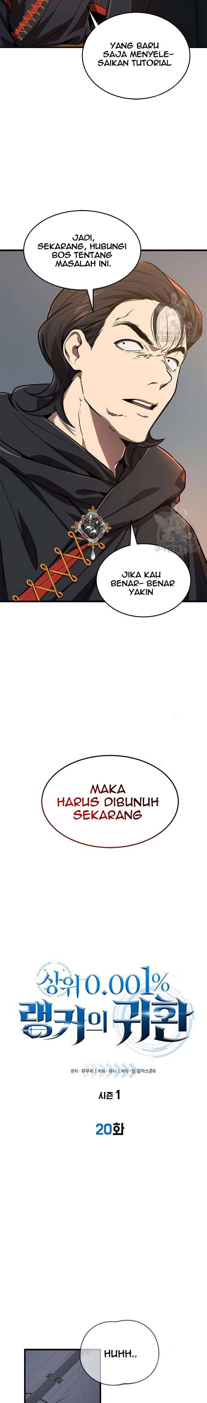 Legendary Ranker’s Comeback chapter 20