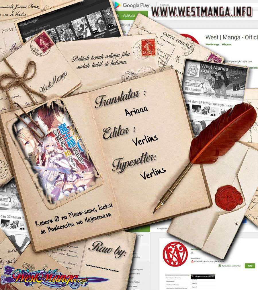 Level 0 Evil King Become the Adventurer In the New World (Reberu 0 no Maou-sama, Isekai de Boukensha wo Hajimemasu) Chapter 03.1 Bahasa Indonesia