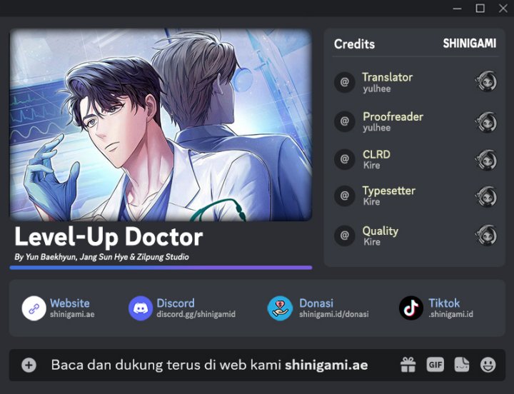 Level-Up Doctor Chapter 85 Bahasa Indonesia