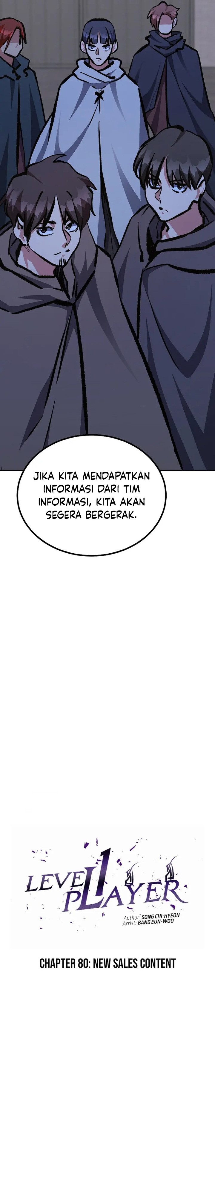Level 1 Player Chapter 80 Bahasa Indonesia