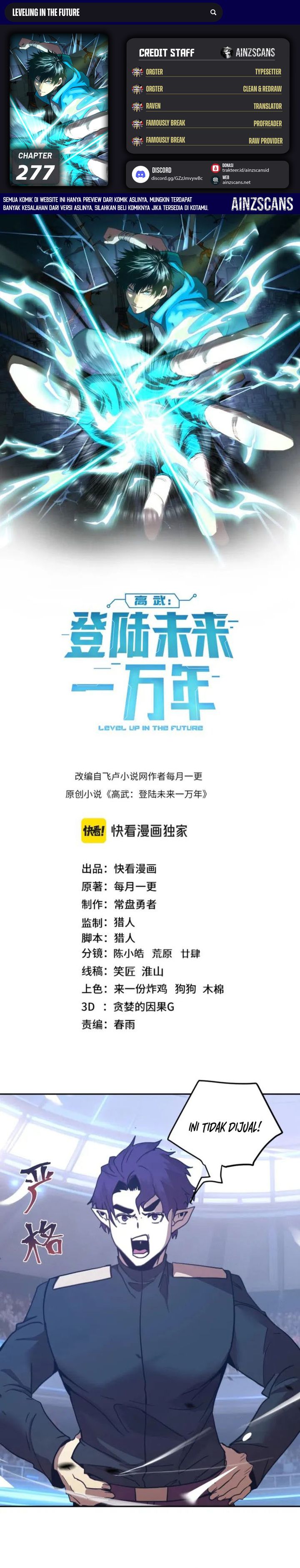 Leveling In The Future Chapter 277 Bahasa Indonesia