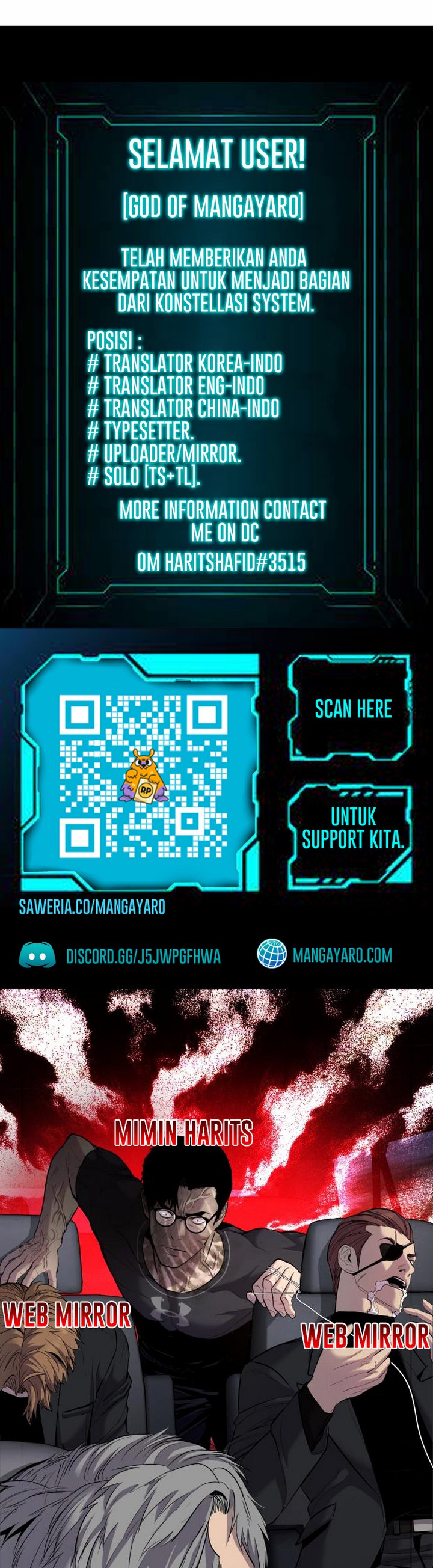 Leveling Up With Likes Chapter 16.2 Bahasa Indonesia