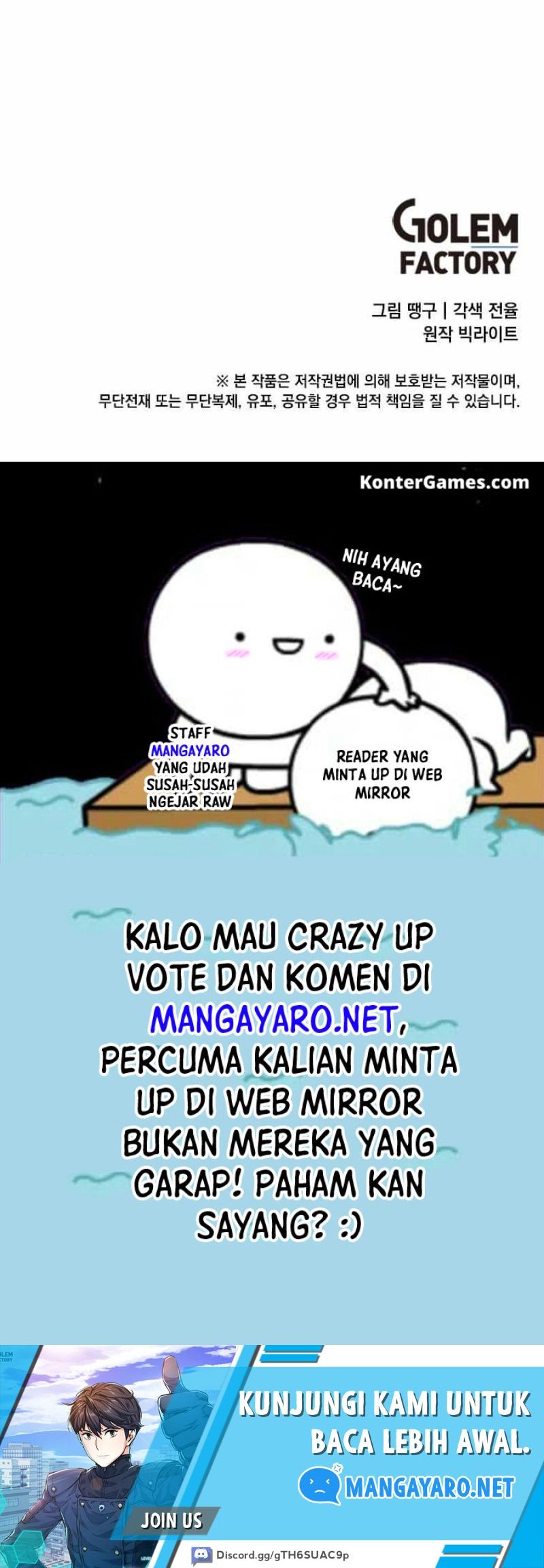 Leveling Up With Likes Chapter 50 Bahasa Indonesia