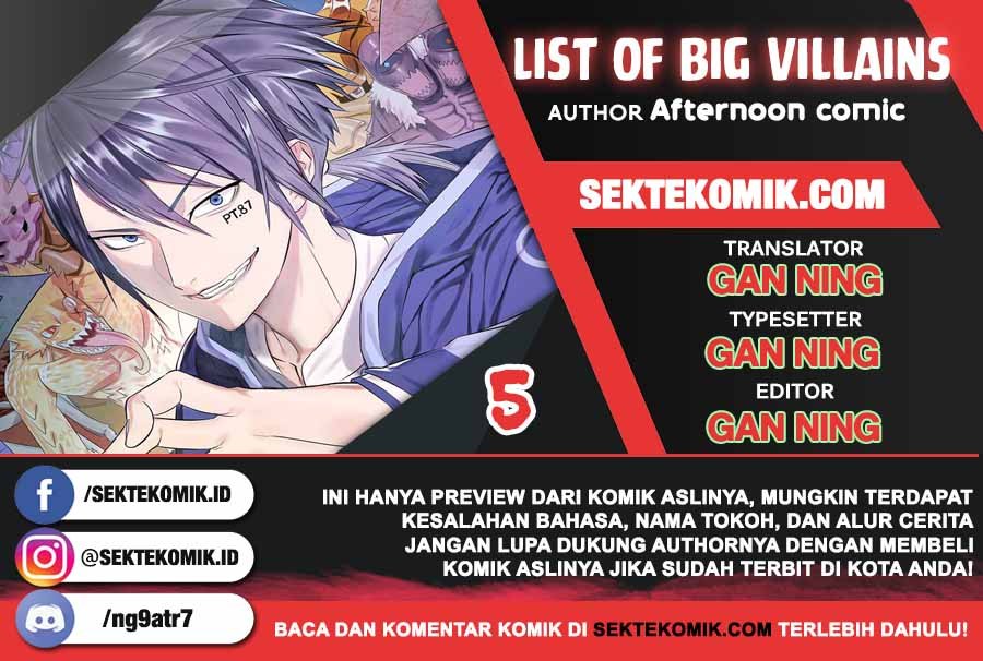 List of Big Villians chapter 5