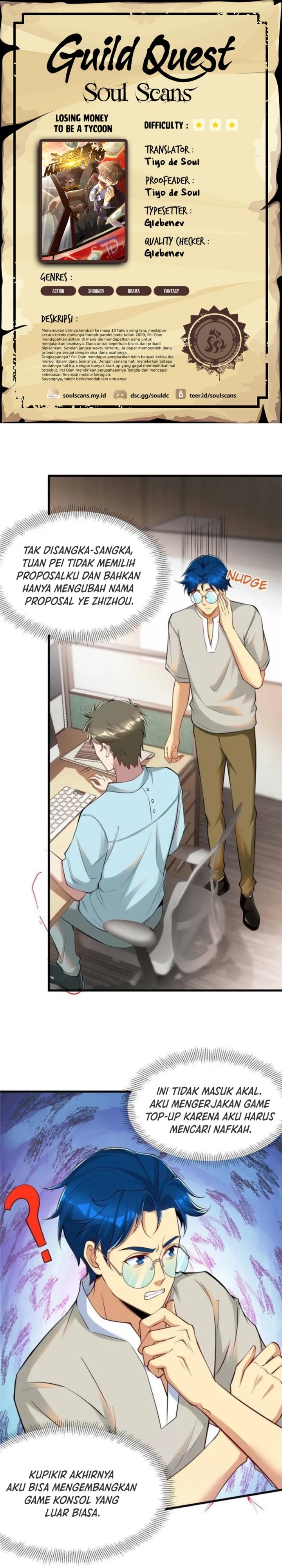 Losing Money to Be a Tycoon Chapter 93 Bahasa Indonesia