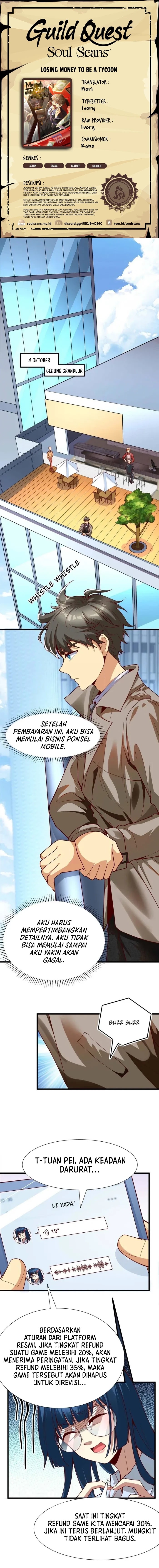 Losing Money to Be a Tycoon Chapter 135 Bahasa Indonesia