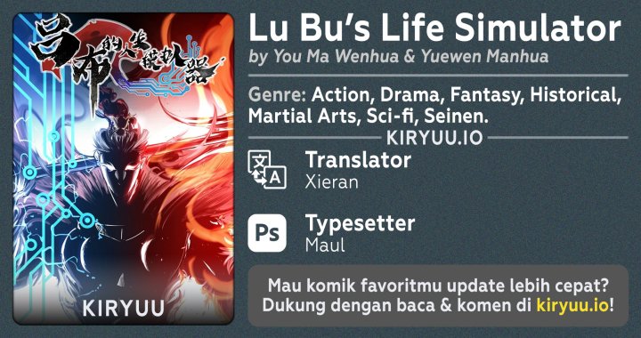 Lu Bu’s Life Simulator Chapter 145 Bahasa Indonesia