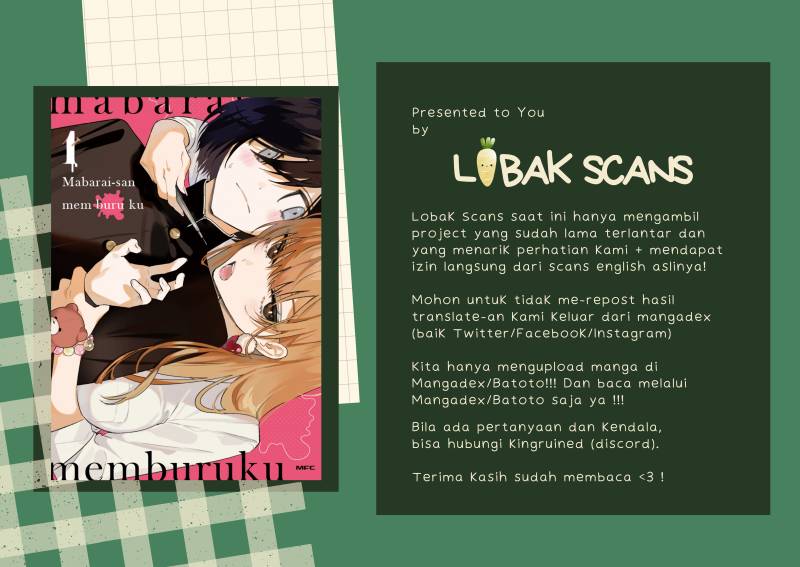 Mabarai-san Hunt Me Down Chapter 08 Bahasa Indonesia