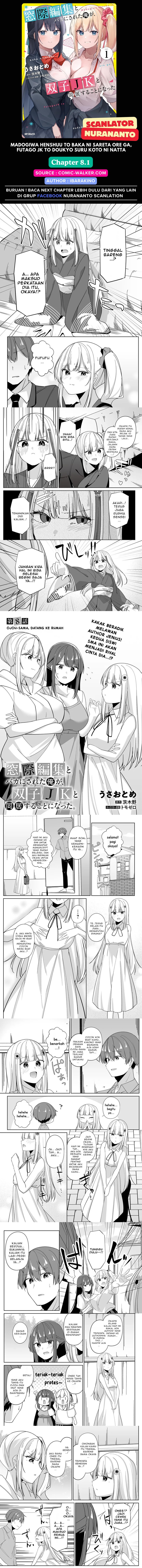 Madogiwa henshuu to baka ni sareta ore ga, futago JK to doukyo suru koto ni natta chapter 8