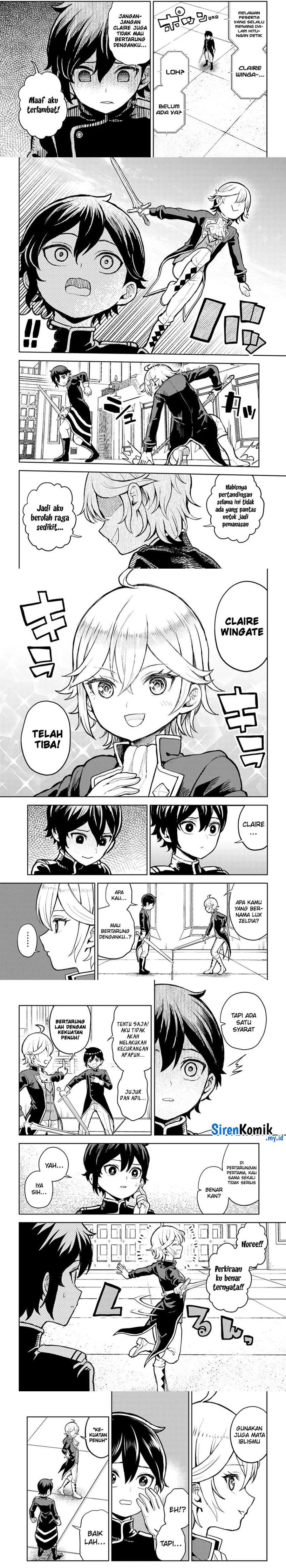 Magan no Akuyaku ni Tensei Shita no de Oshi Chara o Mimamoru Mob o Mezashimasu Chapter 06.2 Bahasa Indonesia