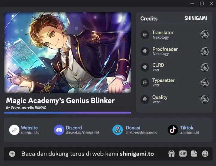 Magic Academy’s Genius Blinker chapter 59