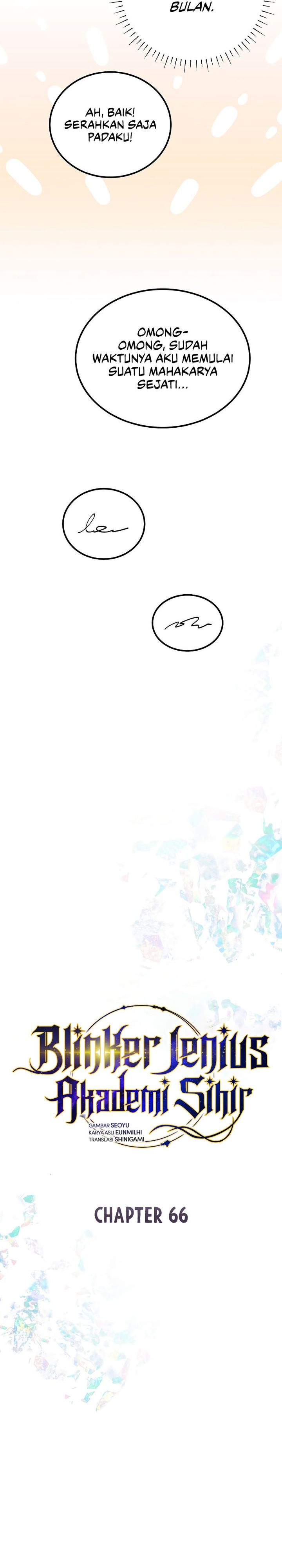 Magic Academy’s Genius Blinker Chapter 66 Bahasa Indonesia