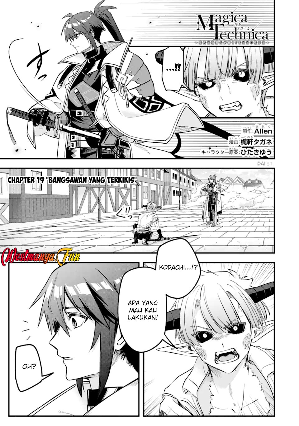 Magica Technica ~Sword Demon Rakshasa’s VRMMO Battle Record~ Chapter 19 Bahasa Indonesia