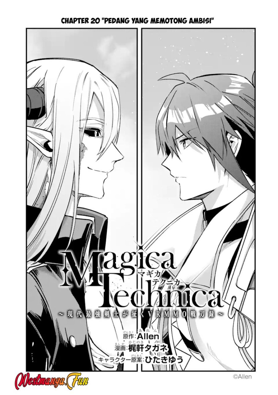 Magica Technica ~Sword Demon Rakshasa’s VRMMO Battle Record~ Chapter 20 Bahasa Indonesia