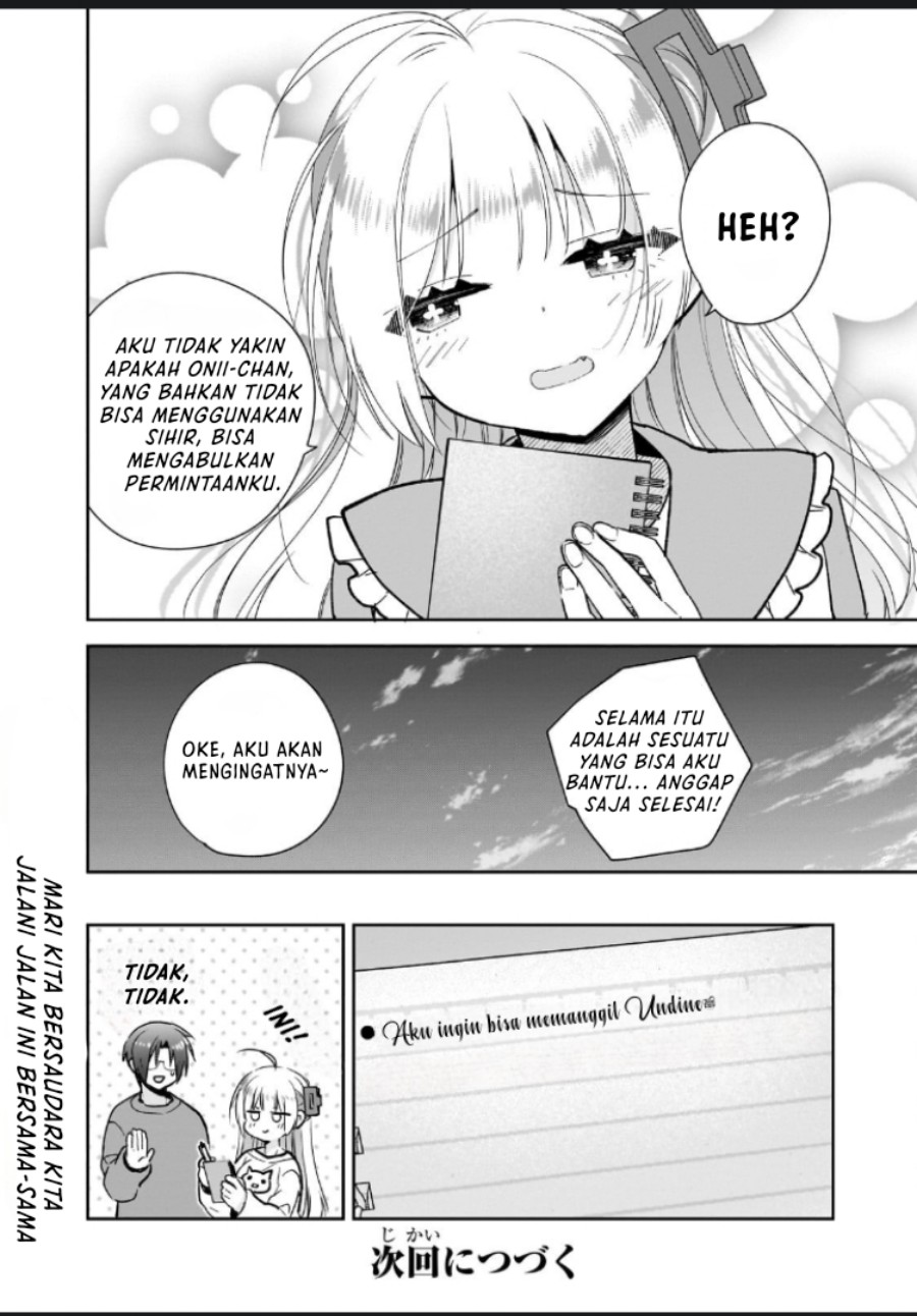 Mahou wa Isekai ni Oite Kimashita. ~ Tensai Madoushi Datta Imouto no Yowakute New Game ~ chapter 2