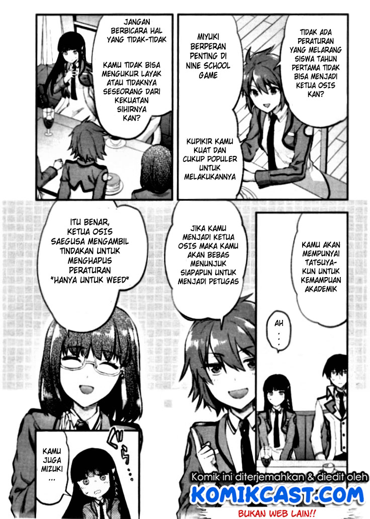 Mahouka Koukou no Rettousei – Kaichou Senkyo-hen chapter 2