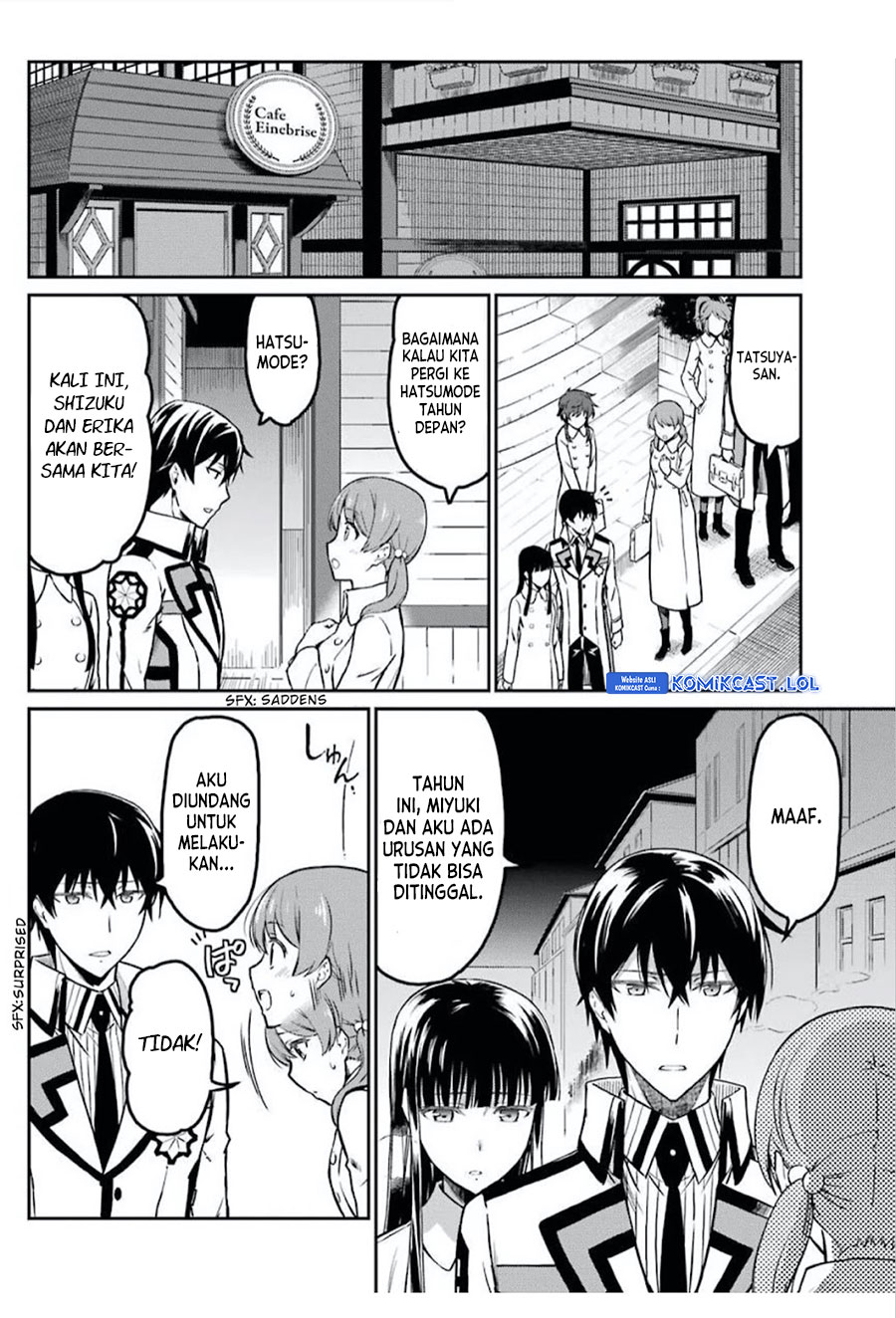 Mahouka Koukou no Rettousei – Yotsuba Keishou-hen chapter 1
