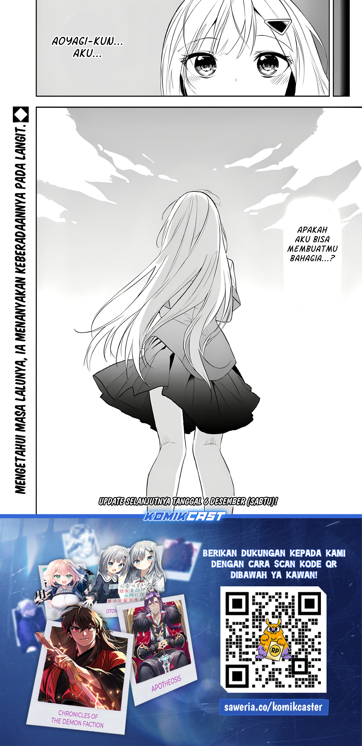 Maigo ni Natteita Youjo o Tasuketara, Otonari ni Sumu Bishoujo Ryuugakusei ga Ie ni Asobi ni Kuru You ni Natta Ken ni Tsuite Chapter 26 Bahasa Indonesia