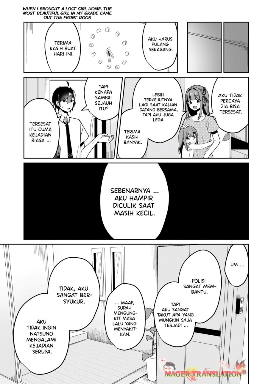 Maigo no Onnanoko o Ie Made Todoketara, Genkan kara Detekita no wa Gakunen Ichi no Bishoujo deshita chapter 1
